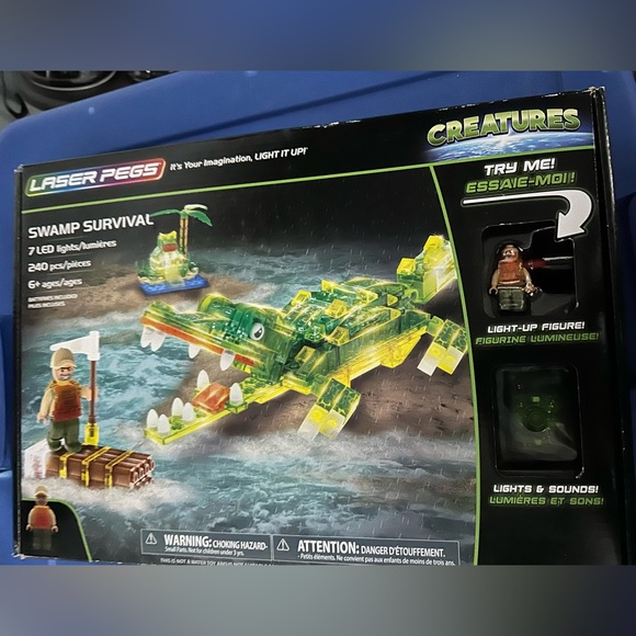 Laser Pegs Set 18405 Swamp Survival￼ Compatible with LEGO - Picture 2 of 5